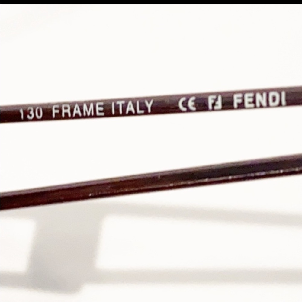 Authentic Fendi luxury designer signature prescription eyeglasses frames - Picture 10 of 11